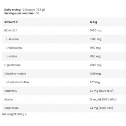 KEVIN LEVRONE Anabolic ICE BCAA with L-Glutamine & Citrulline Malate - 375 gr